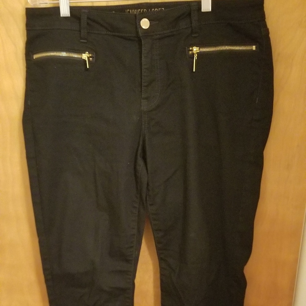 Jennifer Lopez skinny ankle pants (dark blue)